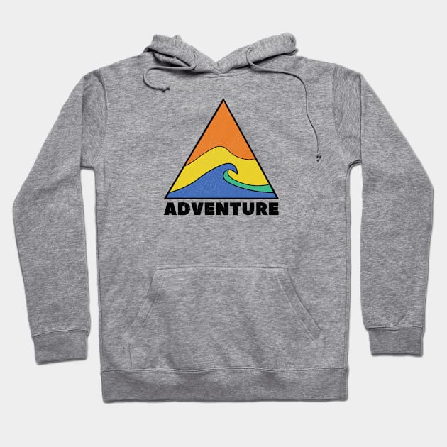 vintage adventure icon Hoodie by pholange